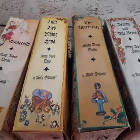 4 - Vintage 1996 Marie Osmond - Story Book Dolls on Metal Stands - Picture 12 of 13